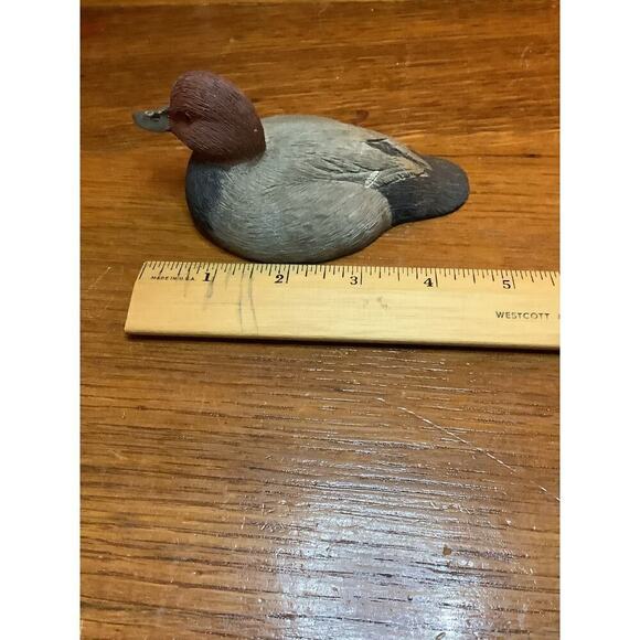 Redd Headed Drake BY J. Sanderson ‘86 Carving 4” - Picture 7 of 8